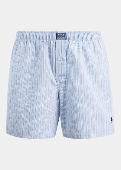 Men's Polo Ralph Lauren Striped Woven Boxers | 817539EVX